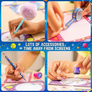 Unicorn Cosmic Galaxy Writing Set, 45-piece Letter Writing Kit