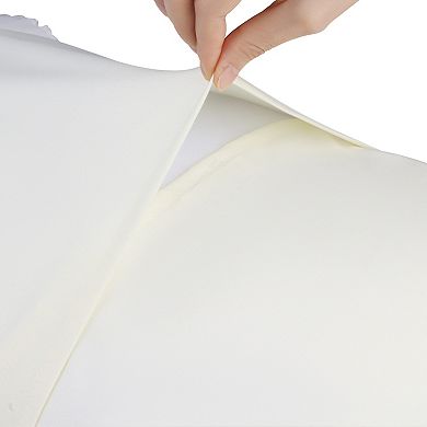 Cotton Pillowcase Set Of 4 Ruffle Trim Envelope Closure Pillow Covers