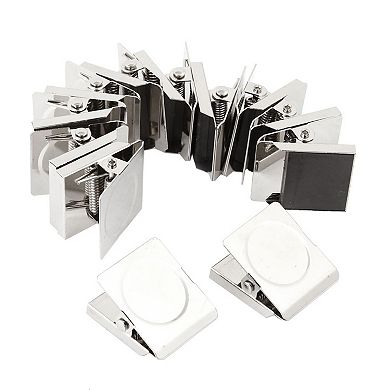 Magnetic Clips 12 Pack Magnet Metal Clips, Strong Refrigerator Magnets Clips For Home, Silver Tone