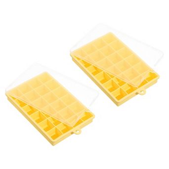 Silicone Ice Tray with Lids for Freezer, Square Ice Tray Mould for Cocktail