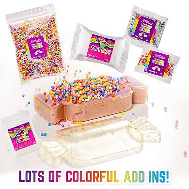 Rainbow Candy Slime Kit, Amazing Slime Kit To Make Rainbow Slime And Cloud Slime