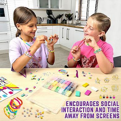 Good Vibes Diy Jewelry Kit, Girls Jewelry Making Kit With Beads