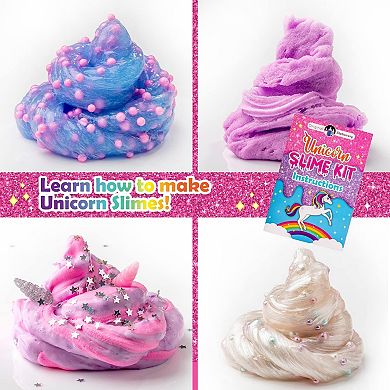Magical Glow Unicorn Slime Kit, Unicorn Toys with Galaxy Slime, Holiday Gifts