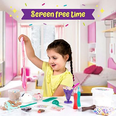 Ice Cream Slime Playshop, Ice Cream Slime Kit To Make Fun Slime Ice Cream Toys