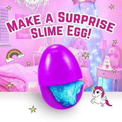 Sparkly Unicorn Egg Surprise Slime Kit for Girls, Fun Sensory Toys for Kids