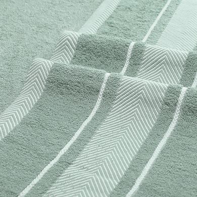 2 Pack Cotton Bath Towels Set Soft Absorbent Quick Dry Towels Bathroom Gym Spa Yoga