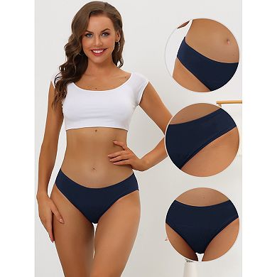 2 Packs Women's Underwear Mid-waisted Hipster Panties, Available In Plus Size