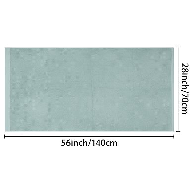 2 Pack Cotton Bath Towels, Quicker to Dry and Lightweight Towels for Bathroom 28" x 56"
