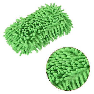 Chenille Wash Gloves Microfiber Washing Sponge Mitten Dry Duster for Daily Cleaning