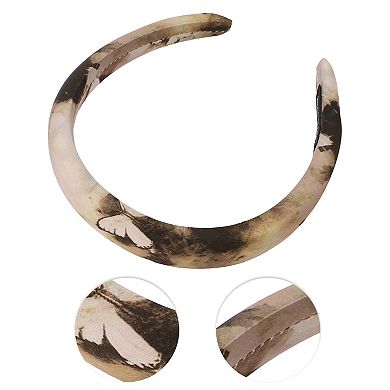 Elegant Ink Wide Sponge Hairband For Women 6.30"x5.71"