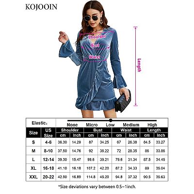 Abito Donna Trendyol Mini Con Scollo Alto E Orlo A Volant - Vestito Elegante In Poliestere - Foto 13