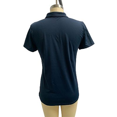Women s Polo Shirt Short Sleeve Summer Print Top Light Sport Golf Tennis Shirt
