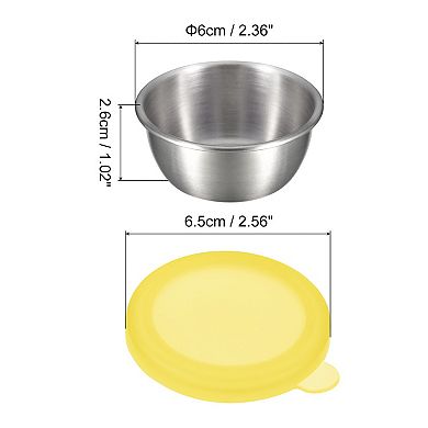 5pcs Salad Dressing Containers Set Condiment Container with Lids Leakproof