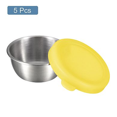 5pcs Salad Dressing Containers Set Condiment Container with Lids Leakproof