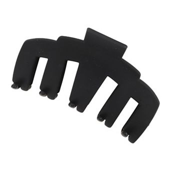 Fashion Elegant Frosted M-shaped Hair Clips For Women 4.13"x2.36"x1.97" Black