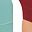 Burgundy Macaron Green