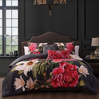 Bebejan Flower Garland 5 pc Reversible Comforter Set