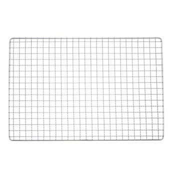 Square Bbq Grill Net 13.8"x9.4" Stainless Steel Barbecue Mesh Mat