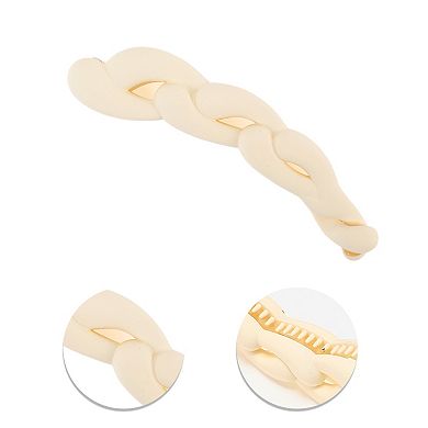 Elegant Twisted Hairpin Hairdo Clip For Women 4.21"x1.06"x0.83" 1 Pcs