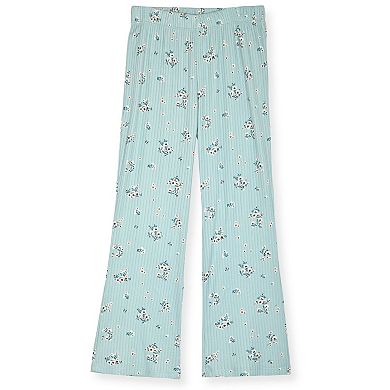 Sleep On It Girls 2-Piece Hacci Pajama Top and Pajama Pants Set with Matching Scrunchie