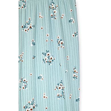 Sleep On It Girls 2-Piece Hacci Pajama Top and Pajama Pants Set with Matching Scrunchie