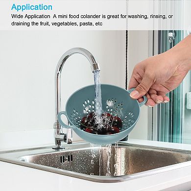 Kitchen Colander Rice Washing Strainer Plastic Fruit Pasta Drainer Basket For Vegetable Fruit