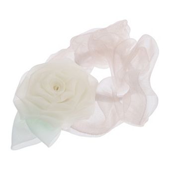 Fashion Elegant Flower Hair Scrunchies For Women 2.76"x2.36" 1 pc