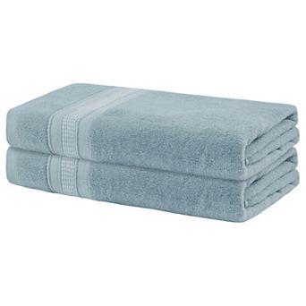 2 Pack Bath Towels, Quick Drying And Highly Absorbent Bath Towels Thick Towels For Gym Pool Hotel