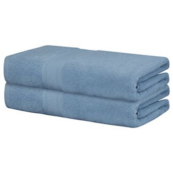 Medium Cotton Bath Towels Set, Light Weight, Quick Dry And Highly Absorbent For Bathroom, Gym