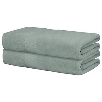 Medium Cotton Bath Towels Set, Light Weight, Quick Dry And Highly Absorbent For Bathroom, Gym