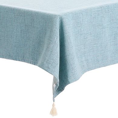 Rectangle Tablecloth With Fringe For Indoor And Outdoor 52" X 79"