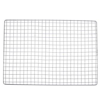 Square Bbq Grill Net 17.3"x10.2" Stainless Steel Barbecue Mesh Mat