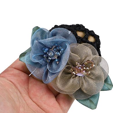 Fashion Elegant Hair Net Bag Hairdo Clip For Women 4.72"x2.56"x1.38" 1 Pcs