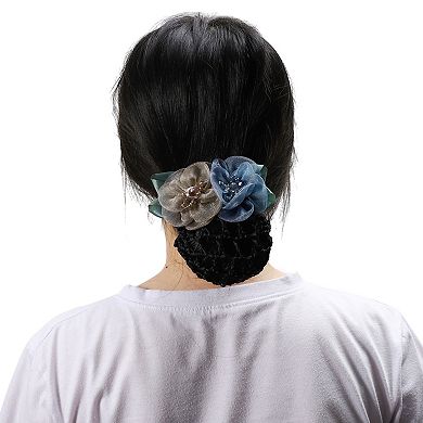 Fashion Elegant Hair Net Bag Hairdo Clip For Women 4.72"x2.56"x1.38" 1 Pcs