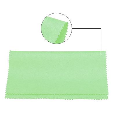 Microfiber Cleaning Cloth 7" X 6" Suede For Camera Lens Eyeglasses 12pcs