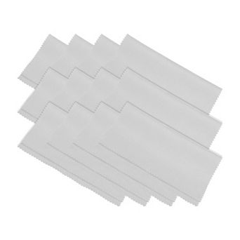 Microfiber Cleaning Cloth 7" X 6" Suede For Camera Lens Eyeglasses 12 pc