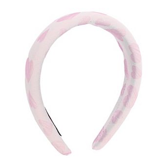Elegant Heart Wide Sponge Hairband For Women 6.30"x5.51" 1 pc