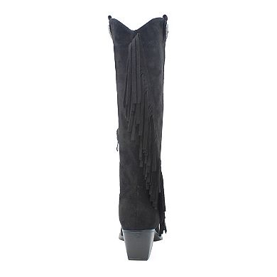 Yoki Gayle-29 Women's Knee-High Fringe Boots