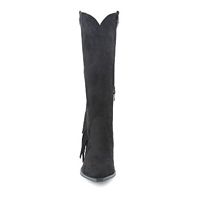 Yoki Gayle 29 Women s Knee High Fringe Boots