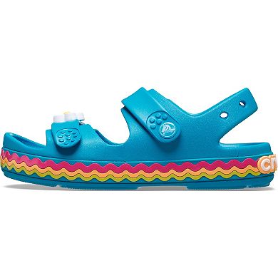 Crocs Crocband Cruiser Kids Sandals with Flames Design