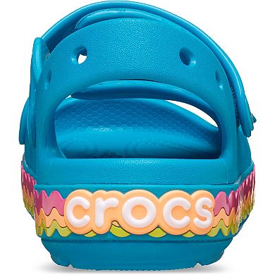Crocs Crocband Cruiser Kids Sandals with Flames Design