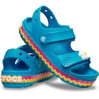 Crocs Crocband Cruiser Kids Sandals with Flames Design