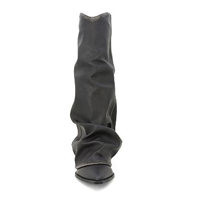 Yoki Kween Tall Scrunched Women's Boots