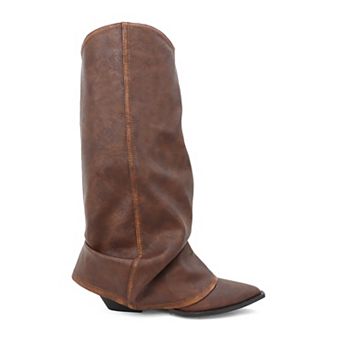 Yoki Kween Tall Scrunched Women's Boots