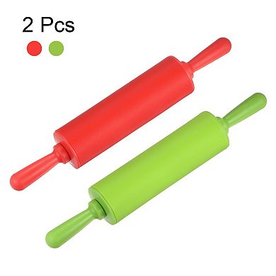 Silicone Rolling Pins for Baking Non Stick Rolling Pin Small Roller Playdough Rolling Pins