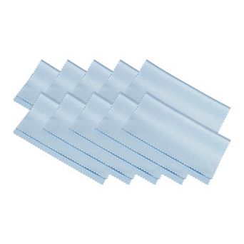 Microfiber Cleaning Cloth 7" x 6" Soft for Camera Lens Eyeglasses 10 pc