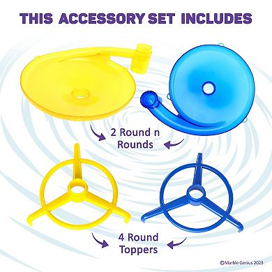 Sky High Circles Accessory Marble Run 6 Pcs Add-On Set for Kids Ages 4+