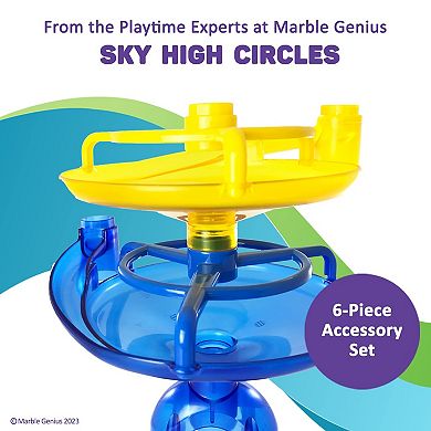 Sky High Circles Accessory Marble Run 6 Pcs Add-On Set for Kids Ages 4+