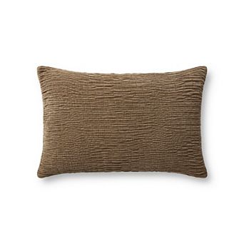 Loloi Solid Textured 22" x 22" Throw Pillow