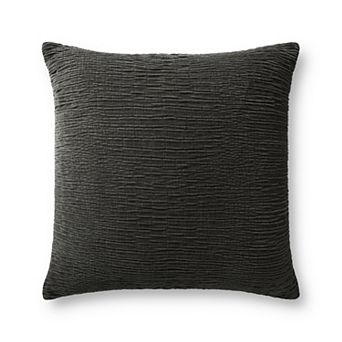 Loloi Solid Textured 22" x 22" Throw Pillow